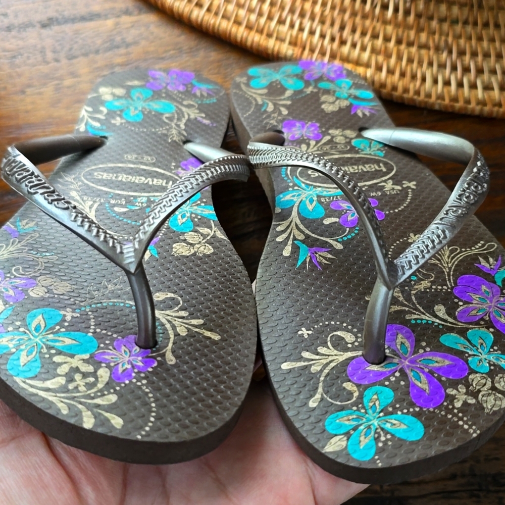 Havaianas brown flip flops - Picture 6 of 6